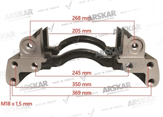 Caliper Carrier - 19.5 / 150 810 369