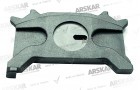 Caliper Brake Lining Plate - L / 150 810 082