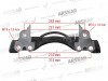 Caliper Carrier -Right- 19.5 / 150 810 363