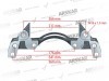 Caliper Carrier - 19.5 / 160 820 374