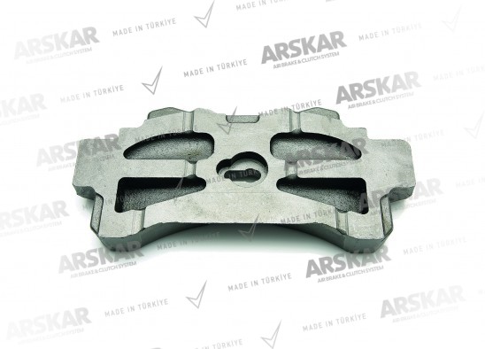 Caliper Brake Lining Plate / 160 840 186 / SJ4117, 68321441, 3092765, 69029810, 65537714