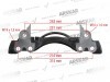 Caliper Carrier -Left- 19.5 / 150 810 362