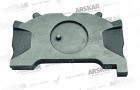 Caliper Brake Lining Plate - R - (With Pin) / 150 810 007