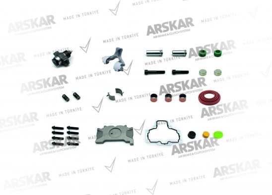 Caliper Complete Repair Kit - R - (With Groove) / 150 810 162