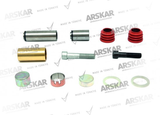 Caliper Pin Repair Kit / 160 820 116 / K004168, K010766, K004100, 1748131, 2198395, 2121647, SP1037157, 1527854, 0004205082, 22101577, 1105586, 1008450, S291529, 3434381500