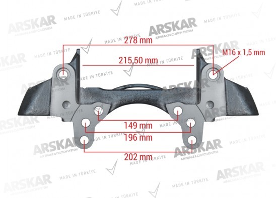 Caliper Carrier - 22.5 / 160 820 353 / K108001K50