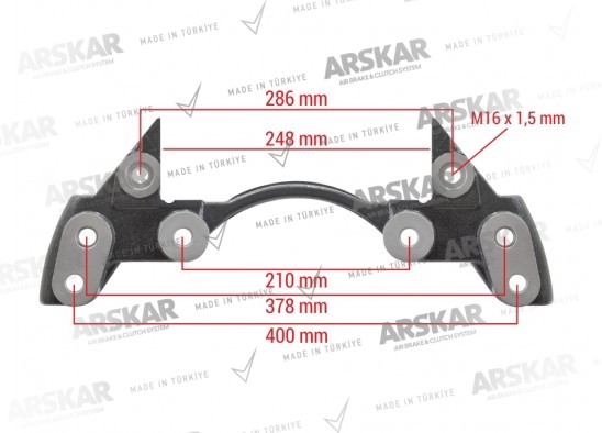 Caliper Carrier - 22.5 / 160 820 377 / K000028, 0004211206