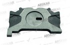 Caliper Brake Lining Plate - L -(With Groove) / 150 810 081