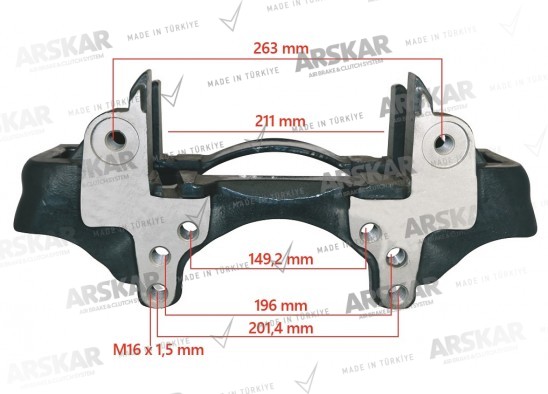 Caliper Carrier -Left- 19.5 / 150 810 364