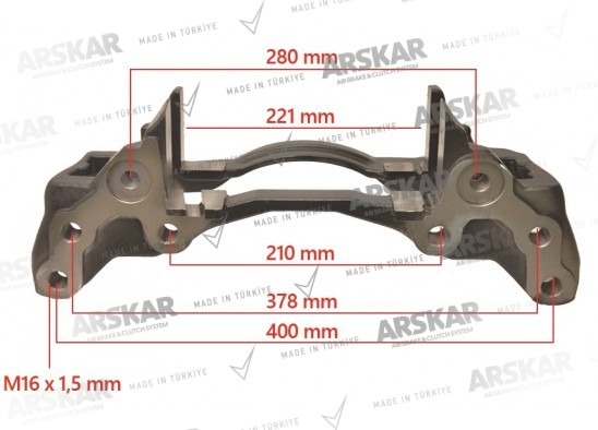 Caliper Carrier - Left - 22.5 / 150 810 374