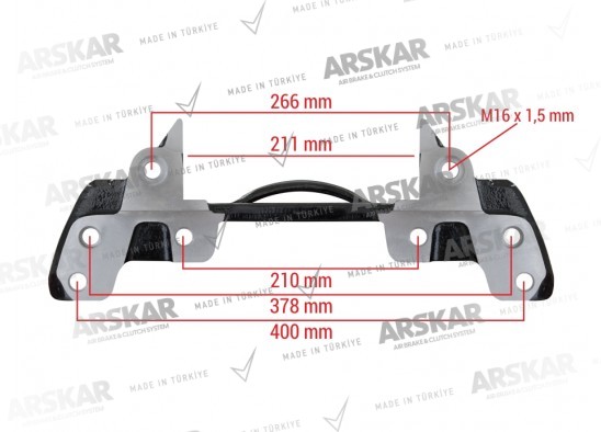 Caliper Carrier - 22.5 / 160 820 361 / K004099, 2121600