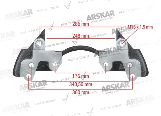 Caliper Carrier - 22.5 / 160 820 362 / K001275, 0004212506, SP1037103