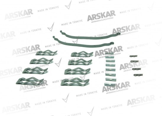 Brake Pad Spring Set / 160 840 447 / MBA101