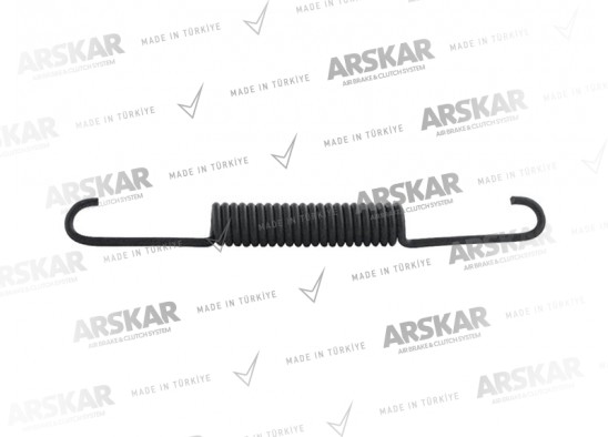 Brake Shoe Return Spring / 220 880 080 / 12301191, 8121308, 81976100190, N1011013014, FBU1069, 11013014, 70142005, 653251-6, TBBD6532516, AA84J33761, Z366338122