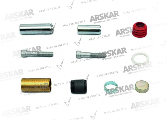 Caliper Pin Repair Kit / 160 820 112 / K001915, K099604K50, K048389K50, 0004204682, 81508226044, 81508226034, 81508226019, 81508226037, 1527631, 1477675, 2121646, SP1037062, 1847716, 1639100, M91004802, 3434381200, 11469228, 0501218610, 22101555, 68326