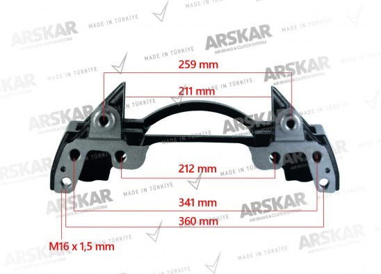 Caliper Carrier - 19.5 / 190 850 183