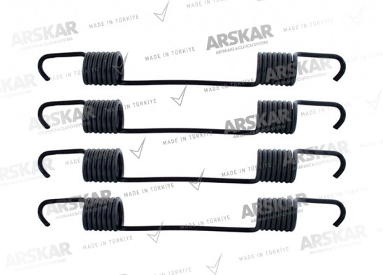 Brake Shoe Return Spring Kit / 220 880 100 / RBSK1586.M, 42536192