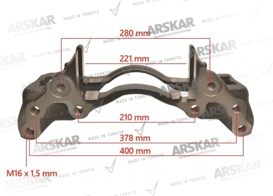 Kaliper Taşıyıcı Kızak - Sol - 22.5 / 150 810 375